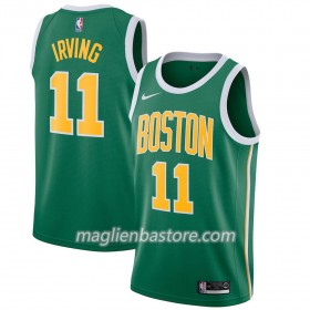 Maglia NBA Boston Celtics Kyrie Irving 11 2018-19 Nike Verde Swingman - Uomo